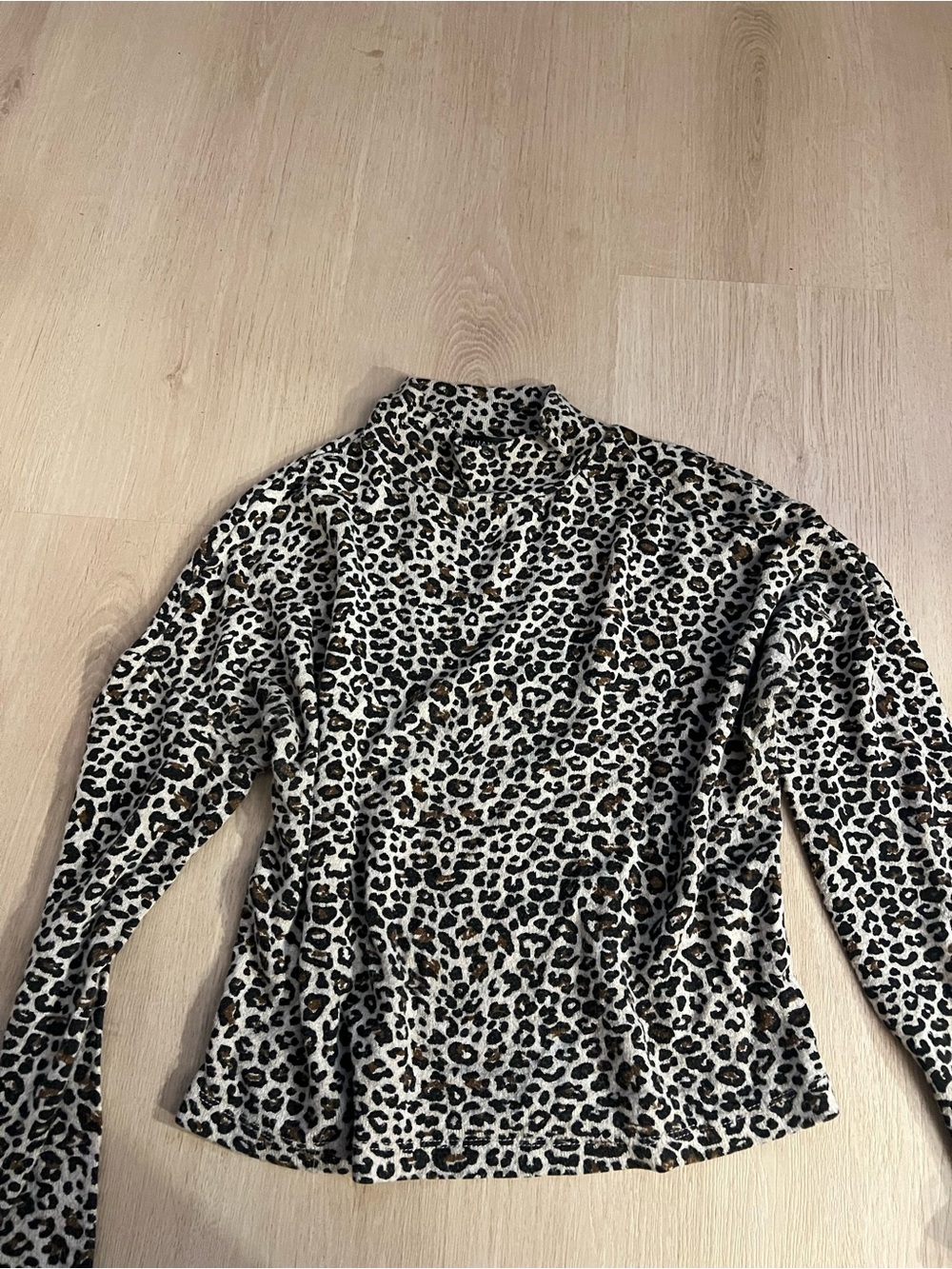 Dynamite Leopard Print Sweater